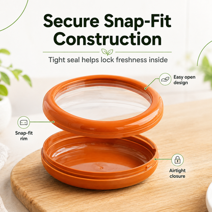 Reusable Fruit and Vegetable Storage Containers, 4-Piece Set | Designed Specifically for Sealing, Refrigeration, and Freshness Preservation