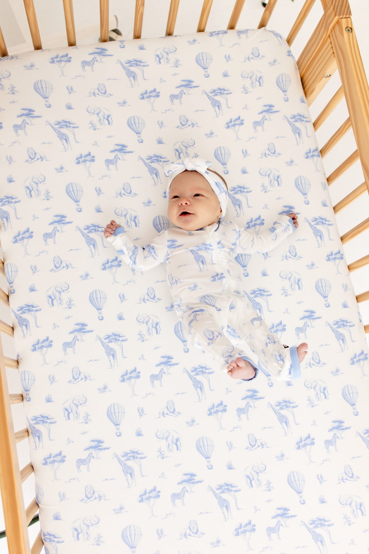 Zippered Romper in Toile Safari