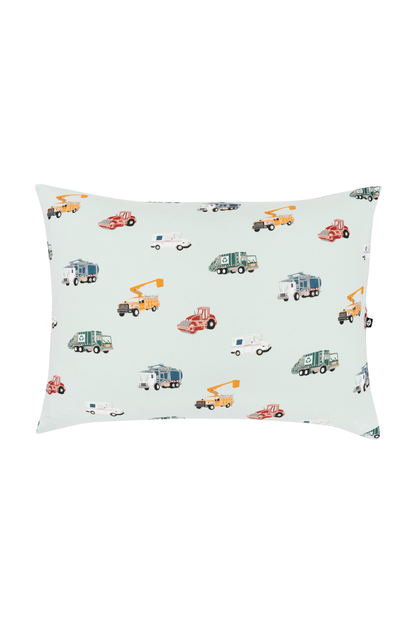 Toddler Pillowcase in City Vehicles