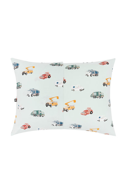 Toddler Pillowcase in City Vehicles